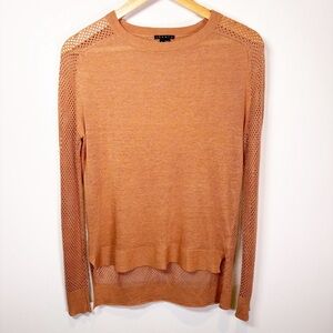 Theory Linen Open Knit Sweater